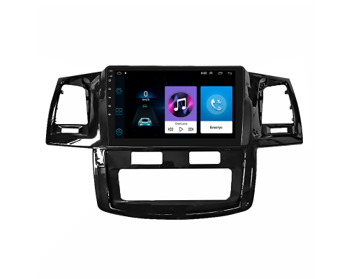 Штатная магнитола Lesko для Toyota Hilux VII Рестайлинг 2011-2015 экран 9" 1/16Gb Wi-Fi GPS Base