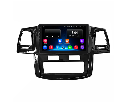 Штатная магнитола Lesko для Toyota Hilux VII Рестайлинг 2011-2015 экран 9" 2/32Gb Wi-Fi GPS Base