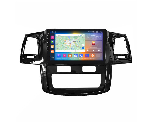 Штатная магнитола Lesko для Toyota Hilux VII Рестайлинг 2011-2015 экран 9" 2/32Gb CarPlay 4G Wi-Fi GPS Prime