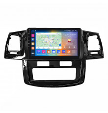 Штатная магнитола Lesko для Toyota Hilux VII Рестайлинг 2011-2015 экран 9" 4/64Gb CarPlay 4G Wi-Fi GPS Prime