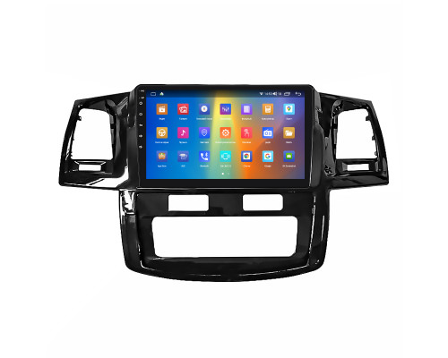 Штатная магнитола Lesko для Toyota Hilux VII Рестайлинг 2011-2015 экран 9" 4/64Gb CarPlay 4G Wi-Fi GPS Prime