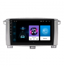 Штатная магнитола Lesko для Toyota Land Cruiser 100 Series Рестайлинг 1 2002-2005 экран 9" 1/16Gb Wi-Fi GPS Base