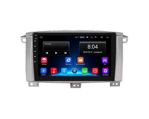Штатная магнитола Lesko для Toyota Land Cruiser 100 Series Рестайлинг 1 2002-2005 экран 9" 2/32Gb Wi-Fi GPS Base