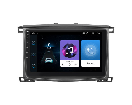 Штатная магнитола Lesko для Toyota Land Cruiser 100 Series Рестайлинг 2 2005-2007 экран 10" 1/16Gb Wi-Fi GPS Base