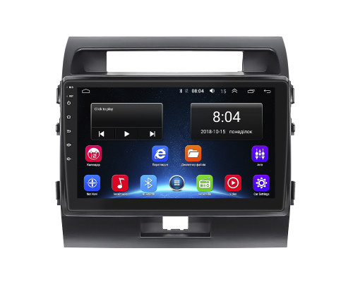Штатная магнитола Lesko для Toyota Land Cruiser 200 Series 2007-2012 экран 10" 2/32Gb Wi-Fi GPS Base