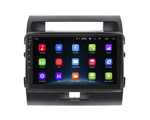 Штатная магнитола Lesko для Toyota Land Cruiser 200 Series 2007-2012 экран 10" 2/32Gb Wi-Fi GPS Base