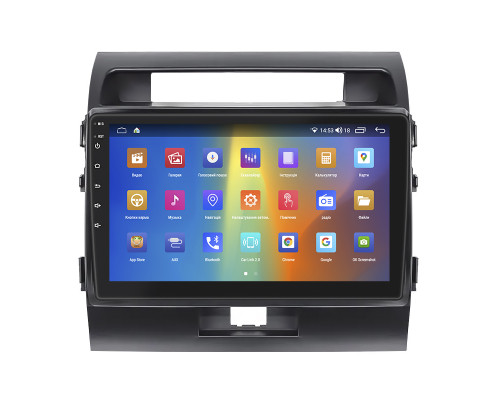 Штатная магнитола Lesko для Toyota Land Cruiser 200 Series 2007-2012 экран 10" 2/32Gb CarPlay 4G Wi-Fi GPS Prime