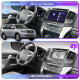 Штатная магнитола Lesko для Toyota Land Cruiser 200 Series 2007-2012 экран 10" 4/32Gb 4G Wi-Fi GPS Top