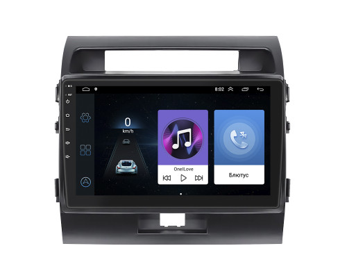 Штатная магнитола Lesko для Toyota Land Cruiser 200 Series Рестайлинг 1 2012-2015 экран 10" 1/16Gb Wi-Fi GPS Base