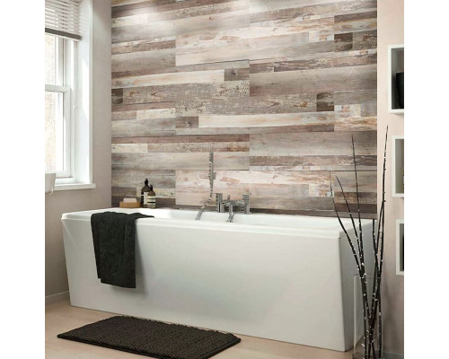 Самоклеящаяся виниловая плитка 152.4х914.4х1.5мм Мозаика светлая, цена за 1 шт. (СВП-007) Матовая SW-00000288