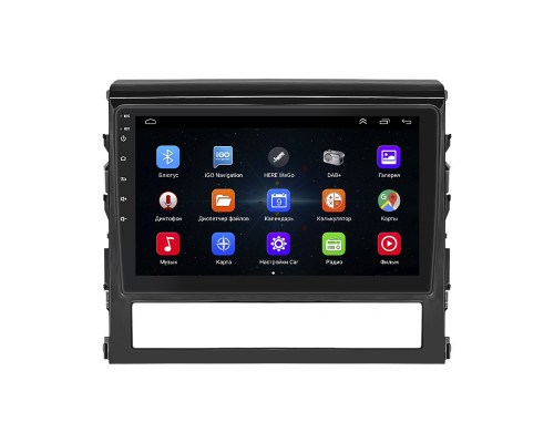Штатная магнитола Lesko для Toyota Land Cruiser 200 Series Рестайлинг 2 2015-2021 экран 9" 1/16Gb Wi-Fi GPS Base