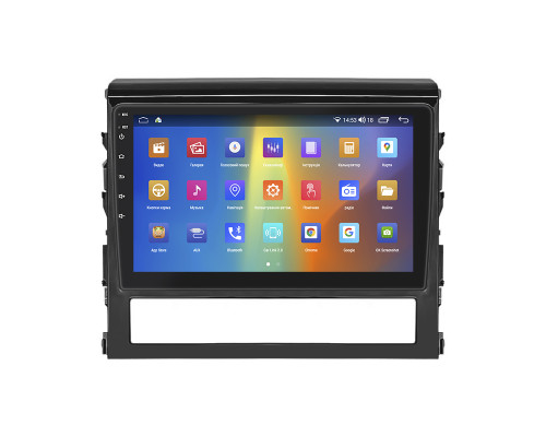 Штатная магнитола Lesko для Toyota Land Cruiser 200 Series Рестайлинг 2 2015-2021 экран 9" 2/32Gb CarPlay 4G Wi-Fi GPS Prime