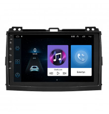 Штатная магнитола Lesko для Toyota Land Cruiser Prado 120 Series 2002-2007 экран 9" 1/16Gb Wi-Fi GPS Base