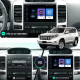 Штатная магнитола Lesko для Toyota Land Cruiser Prado 120 Series Рестайлинг 2007-2009 экран 9" 6/128Gb 4G Wi-Fi GPS Top