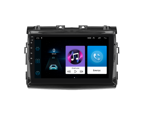 Штатная магнитола Lesko для Toyota Previa III (XR50) 2006-2019 экран 9" 1/16Gb Wi-Fi GPS Base