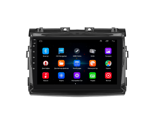 Штатная магнитола Lesko для Toyota Previa III (XR50) 2006-2019 экран 9" 1/16Gb Wi-Fi GPS Base