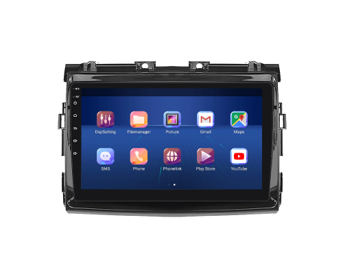 Штатная магнитола Lesko для Toyota Previa III (XR50) 2006-2019 экран 9" 6/128Gb 4G Wi-Fi GPS Top