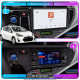 Штатная магнитола Lesko 9 дюймов для Toyota Prius c I 2011-2015 с QLED экраном и CarPlay