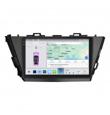 Штатная магнитола Lesko для Toyota Prius I (ZVW40/41) left wheel 2012-2017 экран 9" 4/64 QLED CarPlay 4G Wi-Fi GPS 360 Prime