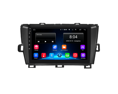 Штатная магнитола Lesko для Toyota Prius III (XW30) 2009-2011 экран 9" 2/32Gb Wi-Fi GPS Base