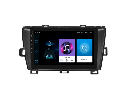 Штатная магнитола Lesko для Toyota Prius III Рестайлинг (XW30) 2011-2015 экран 9" 1/16Gb Wi-Fi GPS Base