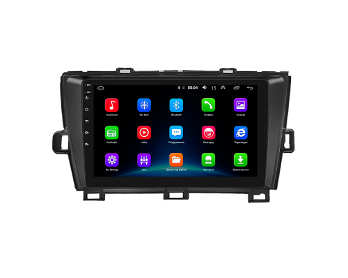 Штатная магнитола Lesko для Toyota Prius III Рестайлинг (XW30) 2011-2015 экран 9" 2/32Gb Wi-Fi GPS Base