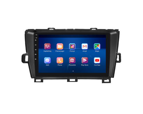 Штатная магнитола Lesko для Toyota Prius III Рестайлинг (XW30) 2011-2015 экран 9" 4/64Gb 4G Wi-Fi GPS Top