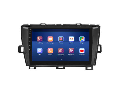 Штатная магнитола Lesko для Toyota Prius III Рестайлинг (XW30) 2011-2015 экран 9" 6/128Gb 4G Wi-Fi GPS Top