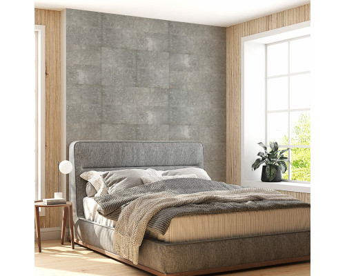 Самоклеящаяся виниловая плитка 600х300х1,5мм Серебристый мрамор, цена за 1 шт. (СВП-103) Глянец SW-00000290