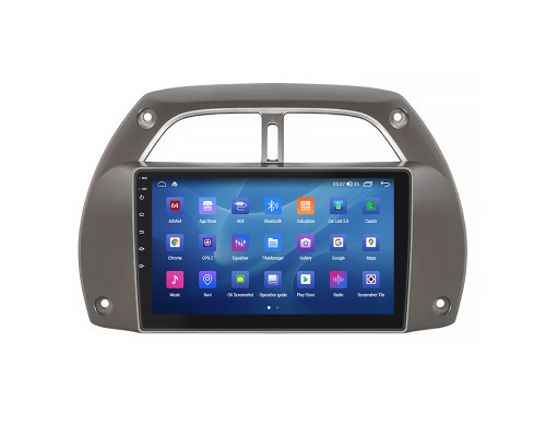 Штатная магнитола Lesko для Toyota RAV4 II (XA20) 2000-2003 экран 9" 2/32Gb CarPlay 4G Wi-Fi GPS Prime