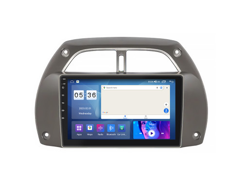 Штатная магнитола Lesko для Toyota RAV4 II (XA20) 2000-2003 экран 9" 4/64Gb CarPlay 4G Wi-Fi GPS Prime