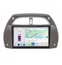 Штатная магнитола Lesko для Toyota RAV4 II (XA20) 2000-2003 экран 9" 4/64 QLED CarPlay 4G Wi-Fi GPS 360 Prime