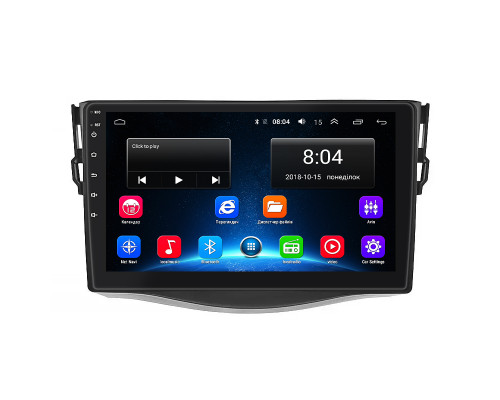 Штатная магнитола Lesko для Toyota RAV4 III (XA30) 2006-2012 экран 9" 2/32Gb Wi-Fi GPS Base