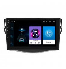 Штатная магнитола Lesko для Toyota RAV4 III (XA30) Рестайлинг 2010-2016 экран 9" 1/16Gb Wi-Fi GPS Base