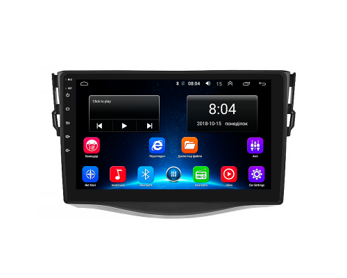 Штатная магнитола Lesko для Toyota RAV4 III (XA30) Рестайлинг 2010-2016 экран 9" 2/32Gb Wi-Fi GPS Base