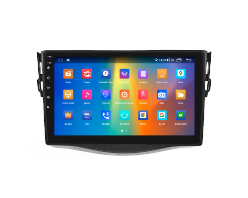 Штатная магнитола Lesko для Toyota RAV4 III (XA30) Рестайлинг 2010-2016 экран 9" 2/32Gb CarPlay 4G Wi-Fi GPS Prime