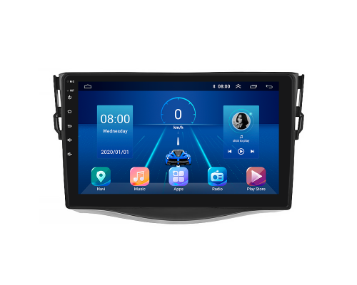 Штатная магнитола Lesko для Toyota RAV4 III (XA30) Рестайлинг 2010-2016 экран 9" 2/32Gb 4G Wi-Fi GPS Top