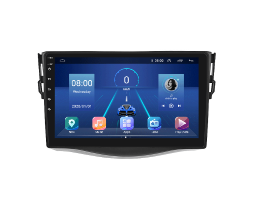 Штатная магнитола Lesko для Toyota RAV4 III (XA30) Рестайлинг 2010-2016 экран 9" 6/128Gb 4G Wi-Fi GPS Top