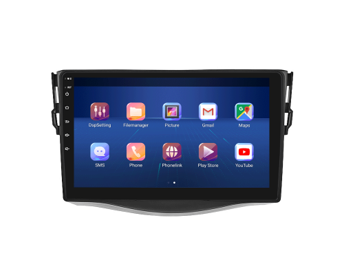 Штатная магнитола Lesko для Toyota RAV4 III (XA30) Рестайлинг 2010-2016 экран 9" 6/128Gb 4G Wi-Fi GPS Top