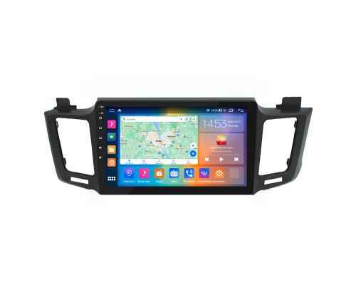 Штатная магнитола Lesko для Toyota RAV4 IV (CA40) 2012-2015 экран 10" 4/64Gb CarPlay 4G Wi-Fi GPS Prime