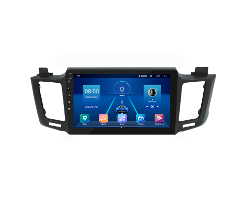 Штатная магнитола Lesko для Toyota RAV4 IV (CA40) 2012-2015 экран 10" 2/32Gb 4G Wi-Fi GPS Top