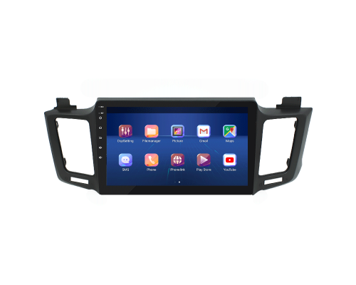 Штатная магнитола Lesko для Toyota RAV4 IV (CA40) 2012-2015 экран 10" 6/128Gb 4G Wi-Fi GPS Top