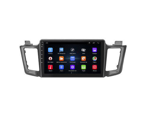Штатная магнитола Lesko для Toyota RAV4 IV (CA40) Рестайлинг 2015-2019 экран 10" 1/16Gb Wi-Fi GPS Base