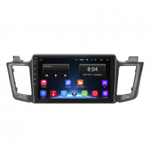 Штатная магнитола Lesko для Toyota RAV4 IV (CA40) Рестайлинг 2015-2019 экран 10" 2/32Gb Wi-Fi GPS Base