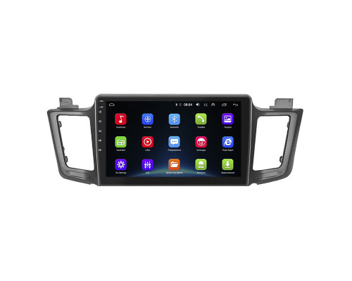 Штатная магнитола Lesko для Toyota RAV4 IV (CA40) Рестайлинг 2015-2019 экран 10" 2/32Gb Wi-Fi GPS Base