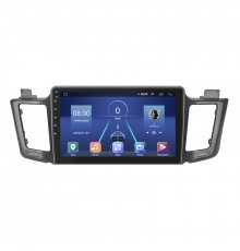 Штатная магнитола Lesko для Toyota RAV4 IV (CA40) Рестайлинг 2015-2019 экран 10" 4/32Gb 4G Wi-Fi GPS Top