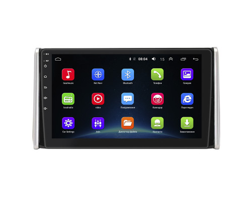 Штатная магнитола Lesko для Toyota RAV4 V (XA50) 2018-н.в. экран 10" 2/32Gb Wi-Fi GPS Base