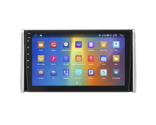 Штатная магнитола Lesko для Toyota RAV4 V (XA50) 2018-н.в. экран 10" 4/64Gb CarPlay 4G Wi-Fi GPS Prime