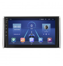 Штатная магнитола Lesko для Toyota RAV4 V (XA50) 2018-н.в. экран 10" 2/32Gb 4G Wi-Fi GPS Top