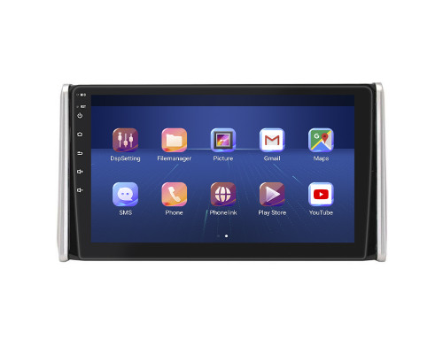 Штатная магнитола Lesko для Toyota RAV4 V (XA50) 2018-н.в. экран 10" 4/32Gb 4G Wi-Fi GPS Top